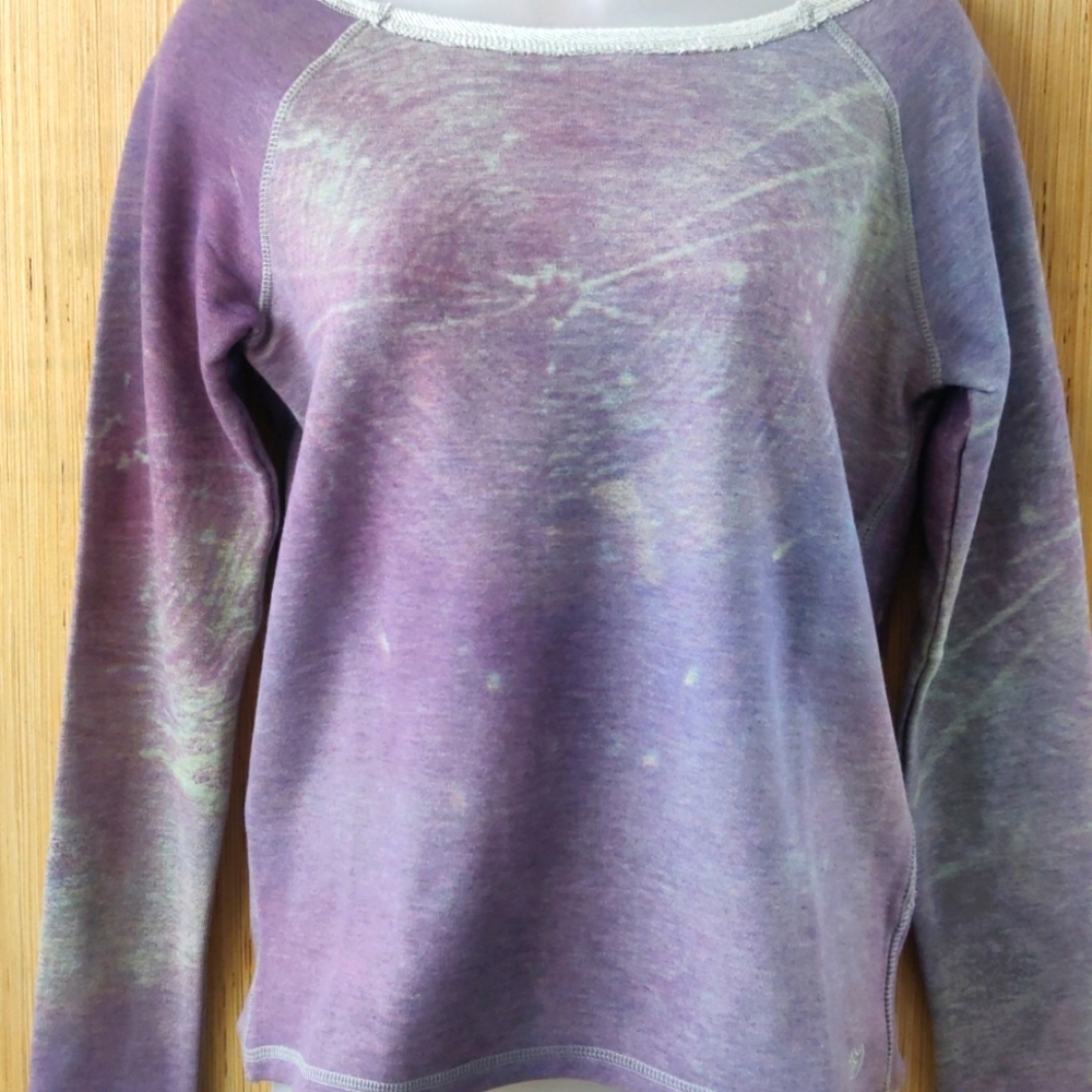 Sweatshirt with tie dye